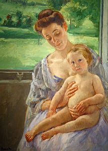 Mary Cassatt. Mutter und Kind