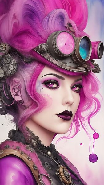 Steampunk Woman XVIII by DeVerviersBelgium