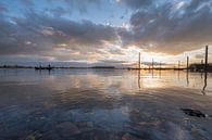 Vissersboot op meer van Moetwil en van Dijk - Fotografie thumbnail