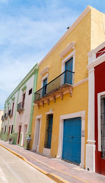 Campeche: Koloniaal gebouw van Maarten Verhees