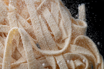 Cuisson des pâtes dans l'eau