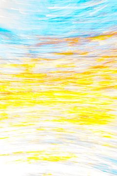 Blue Yellow White