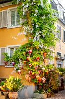 Lanterns on a house wall in Nonnenhorn