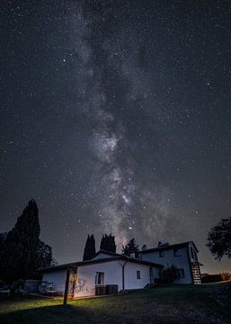 Melkweg in Toscane van Jeroen Linnenkamp