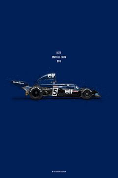 Auto's in Kleuren, Tyrrell 006 van Theodor Decker