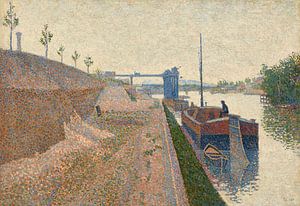 Quai de Clichy, Graues Wetter, Paul Signac,