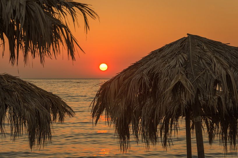 Sunset at Lesbos by Rinus Lasschuyt Fotografie