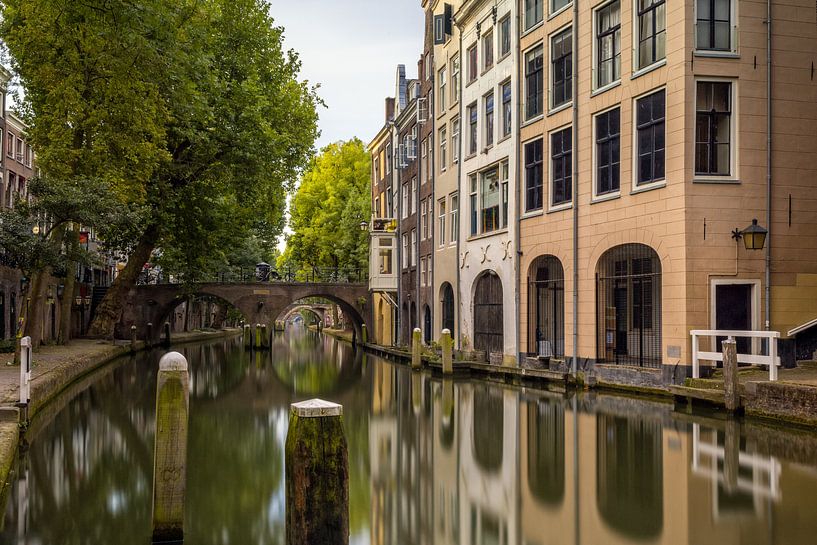 Spiegeling of de Oudegracht van Thomas van Galen