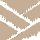 Wald Landschaft Beige von Mad Dog Art Miniaturansicht