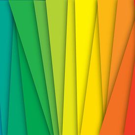 Regenboog  kleuren (spectrum) van Mark Rademaker