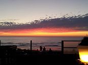 Zonsondergang  op het strand van Chantal Koper thumbnail