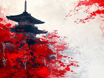 Japanse pagode, olie van ColorWorldwide