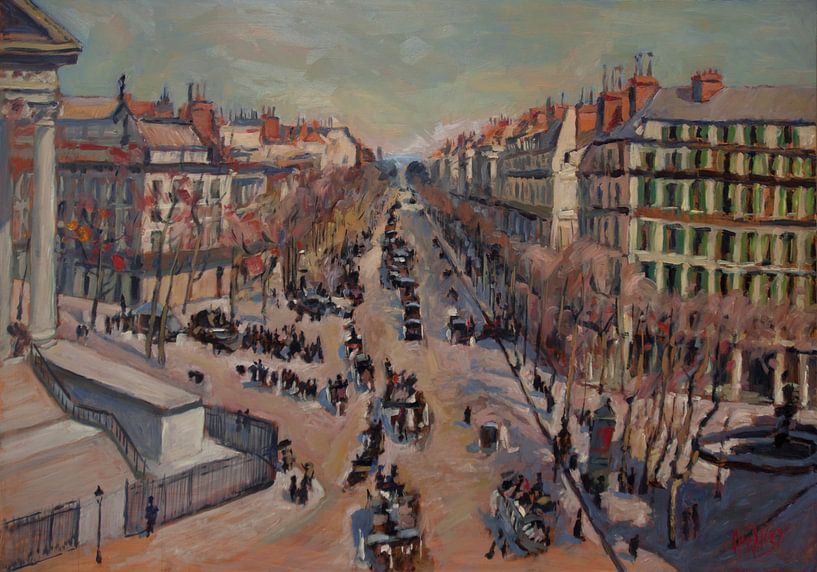 Boulevard Madeleine 1900 by Nop Briex