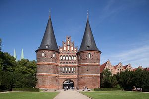 Holstentor, L�beck, Schleswig-Holstein, Deutschland, Europa