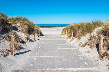 Toegang tot het strand aan de Oostzeekust in Wustrow op de Fischland-Darß van Rico Ködder