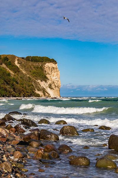 Chalk cliffs at Cape Arkona on the island of Rügen by Werner Dieterich