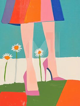 Daisies & Heels van Franka Poulain