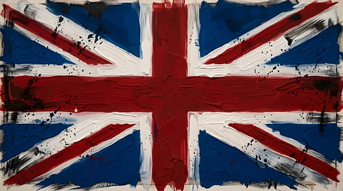 die britische Union-Jack-Flagge