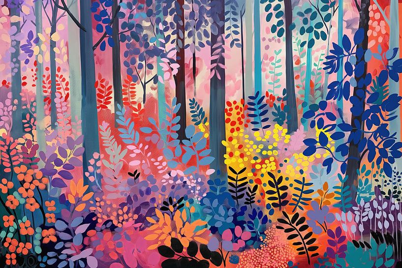 Woodland Colouring Game by Whale & Sons
