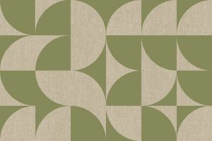 Moderne Skandinavische Bauhaus Abstraktion Organisch