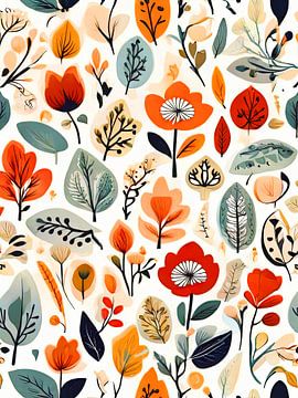 Autumn Seamless Pattern (motif sans couture) sur TOAN TRAN