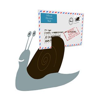 Snailmail stemmen per post van Grüntyers .