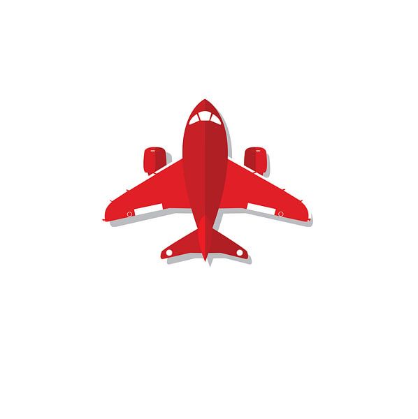 Airplane toy illustration by sarp demirel