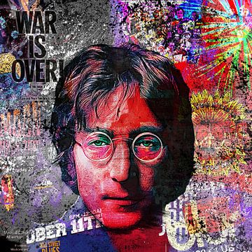 John Lennon van Rene Ladenius Digital Art