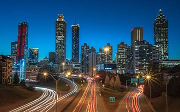 Skyline von Atlanta von Kees Jan Lok