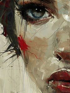 Statement Face – Abstract portret modern en krachtig