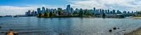 Panorama van Vancouver uit Stanley Park