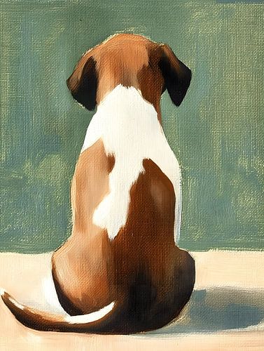 Beagle Dog Painting