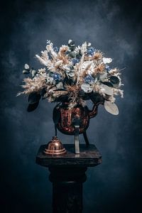 Bouquet of dried flowers "euka blue love by Steffen Gierok