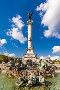 Monument aux Girondins in Bordeaux - Frankrijk van Werner Dieterich