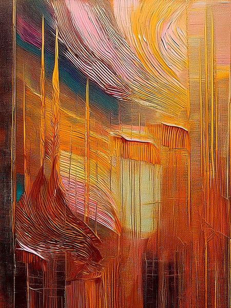 Abstrakt &amp; Modern: Farbenfrohe Gemälde. Serie: Blickfänge (5) von Studio Pieternel