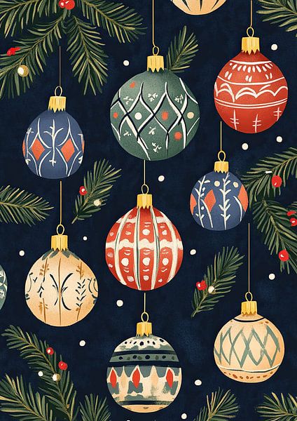 Christbaumkugeln | Christbaumkugeln Kunst von Wunderbare Kunst