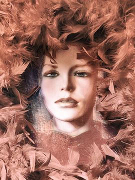 Feather-light portrait