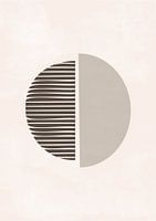 SHAPES 01 - Japandi beige bruin