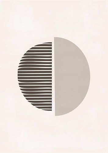 SHAPES 01 - Japandi beige bruin