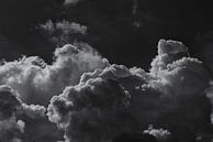 Zwart witte cumulus wolken van Caught By Light thumbnail