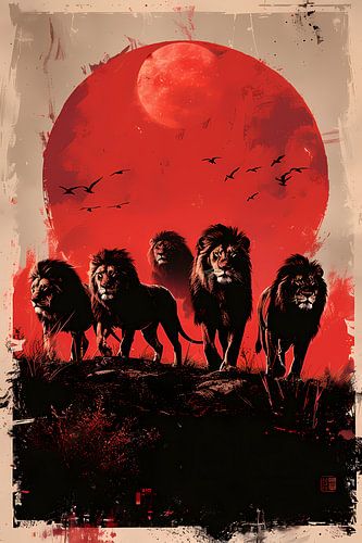 Sterrennacht met Leeuwen