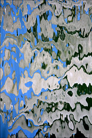 waterart (wo Boote und Wasser aufeinandertreffen) von Els Fonteine