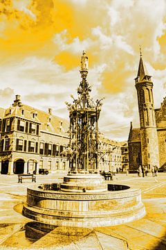 Binnenhof Den Haag Die Niederlande Gold von Hendrik-Jan Kornelis