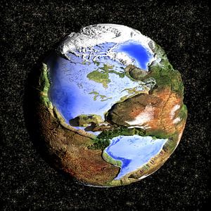 Le Monde Renversé, caricaturée - l'Amérique