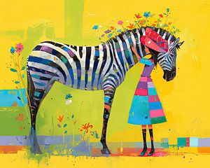 Zebra Painting | Fashion in the Wild