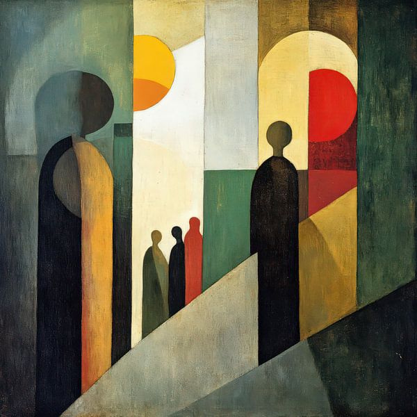 Schatten und Silhouetten in der Stadt von Natasja Haandrikman