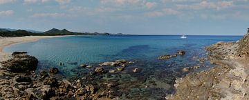Panorama of a bathing bay by Hans-Heinrich Runge