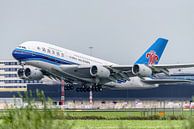Take-off Airbus A380 van China Southern Airlines. van Jaap van den Berg thumbnail