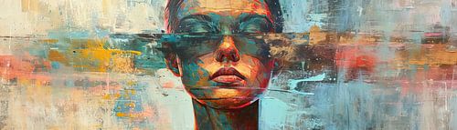 Abstraktes Porträt | Modernes Porträt