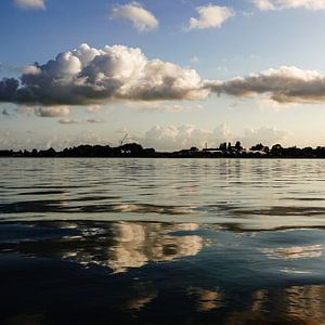 Wolke Fotografie Wasser Reflexion Himmel Niederlande 1x1